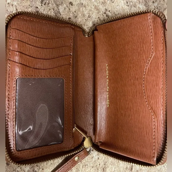 Lauren Ralph Lauren vintage wristlet wallet/phone carrier - Picture 2 of 9
